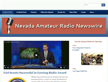 Tablet Screenshot of nevadahamradio.com